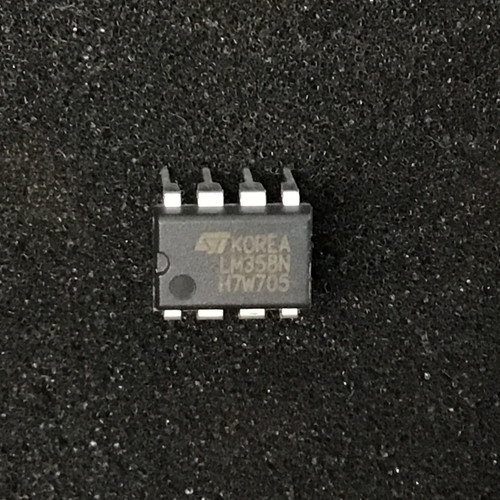 STMicroelectronics LM358N Dual Operation Amplifier DIP-8 Low Power 100 kHz 0.2V/µs Integrated Circuits Y19541 | PartsMine.com