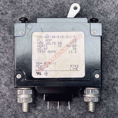 Front label view reading CA1-B2-34-610-311-C, FL AMP 10, MAX VOLTS 80 and 277