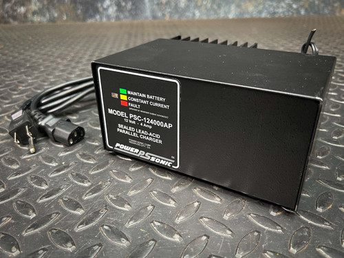 12V Lead-Acid Battery Charger, 4 Amp, Powersonic PSC-124000AP - W22081 | PartsMine.com