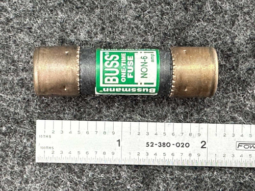 NON-6 Buss One-Time Fuse, 6-Amp Class K5 Cooper Bussman - KK22043 - Ships quick from PartsMine.com
