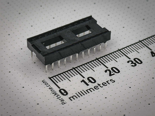 22-Pin IC Socket DIP, RN Brand - A23003 | PartsMine.com