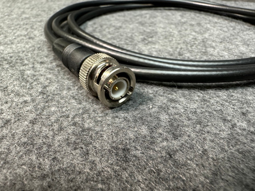 ObtainSurplus Coaxial  BNC Cable 5 Feet (1.5 meters) RG58C/U w/ Single End Molded Connector- A23060