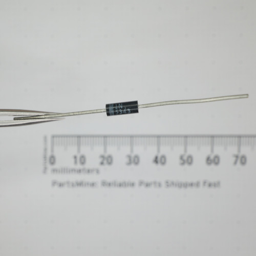 Marking side of Motorola axial diode showing 1N 5343.