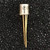 Side of the small metal can transistor with its three leads