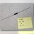 Black tapered resistor body printed TEPRO and TS 1W, long straight silver axial leads