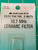 Detail of Archer 272-1301 card front showing 10.7 MHz Ceramic Filter printing and price sticker