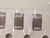 Tight macro of three dark red brown chip capacitors seated in carrier tape pockets