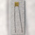 CK05BX222K 2200 pF ceramic capacitor, marking side up, splayed radial leads on light background