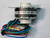 Close-up of 06-0028-AS stepper motor wrap label, Switch and Instrument, Waterbury Conn markings