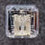 Top view of KRPA-14DG-24 clear cover with 3PDT contact schematic and 24VDC coil marking