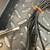 Coaxial barrel DC plug and a taped section of cord near the adapter body