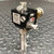 Tactic Model 140 NDT manipulator full view, black body, brass drum, bright metal mount post