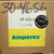 Amperex carton end label reading XP 2202 B 22076 with 1995-6 physical inventory sticker