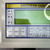 Close-up of 3270091G keypad and green LCD, SANTA CLARA PLASTICS molded into white bezel