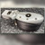 Dräger Model 31 bellows gas detector pump, top view, grey housing and black bellows
