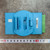 Rear of ADAM-4520 showing mounting channel, MADE IN TAIWAN molding, CE mark and barcode label IAA3243087