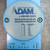 Close-up of ADAM-4520 front label with SW2 baud rate table, 1200 through 115200 and 422 mode