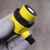 Banner ultrasonic sensor showing clean yellow housing, intact M12 connector threads, and clear markings "18290C CE BMP-34A".