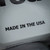 MADE IN THE USA" text on white surface, showing no visible wear or damage.