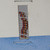Ten axial-lead resistors on card rails, brown bodies with red, violet, orange, and silver color bands visible.