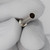 End view showing the hollow socket bore of the metal contact for a Cal Test CT3134-2 banana jack.