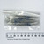 Axial-lead resistors with long tinned leads and visible multiband color codes in blue, purple, and black; approximately 65mm total length per ruler.