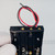Top end view of Tayda A-3341 battery holder terminals.