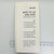 Rear view of Archer 276-1701 card with attached technical specification foldout.