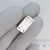 Bottom view of TKD 10.000 MHZ oscillator showing four corner pins.