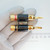 Reverse side view of Phoenix Gold DBP-BLK-PG connector.