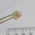 Top view of the GE 2N491 metal can showing the embossed General Electric logo.