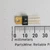 Motorola MPSU10 transistor shown against a millimeter ruler for scale.