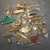Assorted gold-plated electronic scrap components for E-SCRAP 101526-100G.