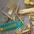Close-up of gold PCB fingers and connector pins for E-SCRAP 101526-100G.