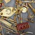Close-up of gold-plated transistor header and red connector socket for E-SCRAP 101526-100G.
