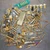 Overview of assorted gold-plated scrap electronics for gold recovery, lot 101526-120G.