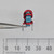 Side profile view of Digi-Key PA0689 inductor showing through-hole leads and scale.