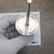 Process side view of sanitary flange on Baumer PF20H sensor.