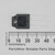 Fairchild SFH9140 transistor on a millimeter grid ruler showing package markings and leads.