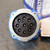 Pin face of Meltric 17-18081 8P+G multipin inlet connector.