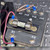 Transformer top terminal block and fuse holder on Square D 8736 SB04 assembly.