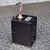 Rear angle of Abbott C8D7.5 power supply module showing black housing and aluminum base.