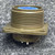 Side profile of Amphenol 97-3102A-16S-6S connector showing shell threads, flange, and barrel marking.