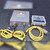 Honeywell WNMN wireless device shown with Sola power supply and cables.