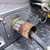 Close-up of corroded connector collar on Honeywell WNMN unit.