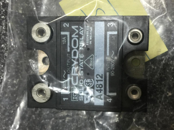 Crydom, A4812 Solid State Relay/SSR (no terminal screws) - BB18143 | PartsMine.com