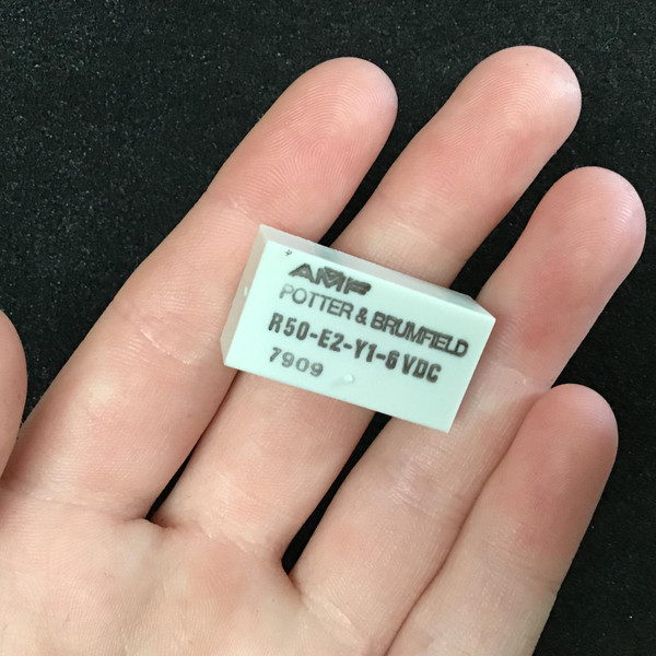 R 50 Series, 2 Amp Washable Relay for 0.7" (18mm) (Superseded by Newer Version R50-E2Y1-6 ) - BB18017 | PartsMine.com