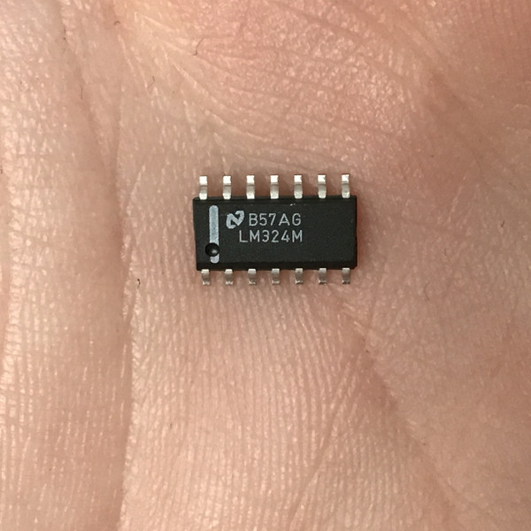 National Semiconductor LM324M 4 Circuit Wafer Amplifier Y19684 | PartsMine.com
