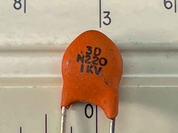 Sprague 10TCR-V30 Capacitor, 1 kV, 3 mf, Type N 220, Ceramic Disk K21002 | PartsMine.com