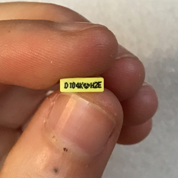 D104K Radial Lead Box Film Capacitor, 100nF, 100v - Y19356 | PartsMine.com